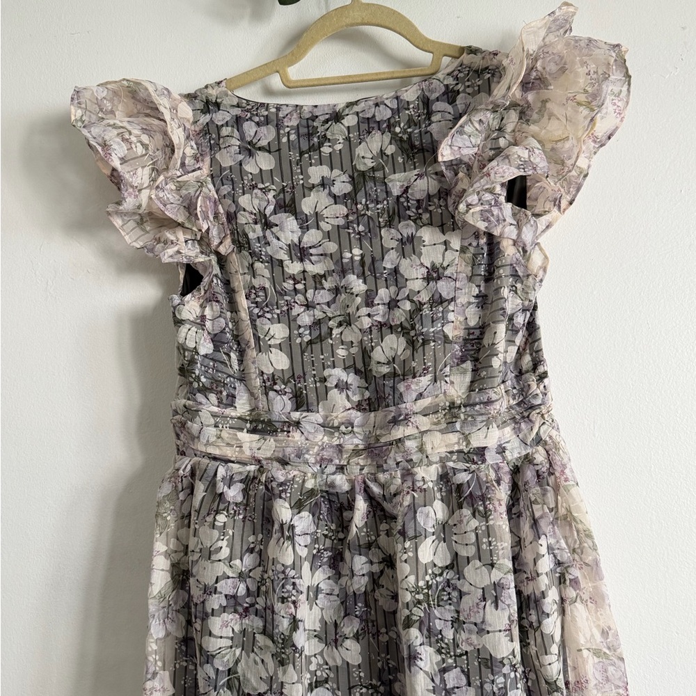 En Saison Floral Lace Maxi Dress in Cream and Green NEW WITH TAGS - Picture 10 of 11